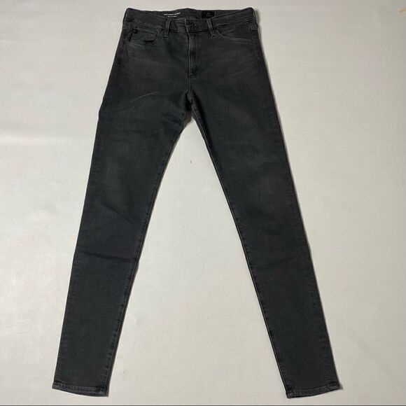 Adriano Goldschmeid | Gray Denim High Rise Farrah Skinny Jeans - Picture 1 of 8